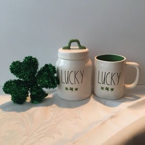Rae Dunn St. Patrick’s Shamrock set☘️